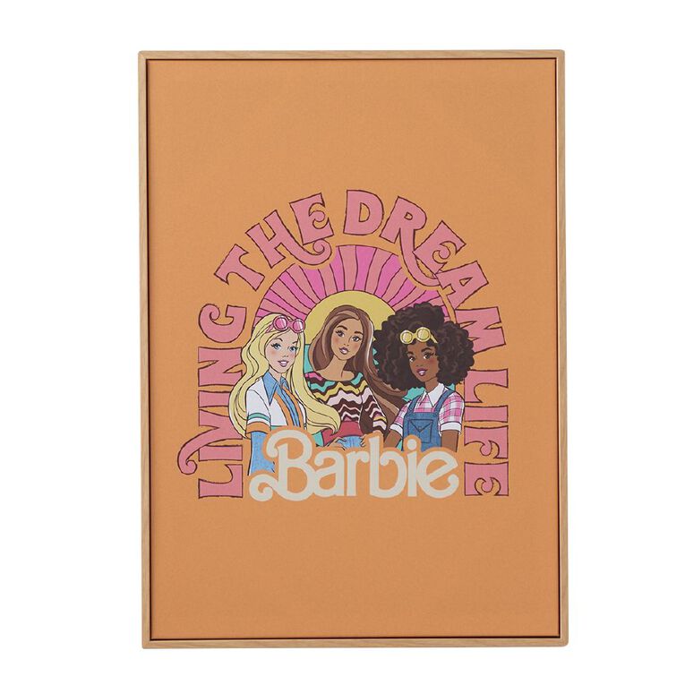 Barbie Framed Canvas Dream Life 50 x 70cm, , hi-res