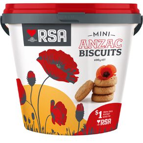 RSA Mini Anzac Biscuits Bucket