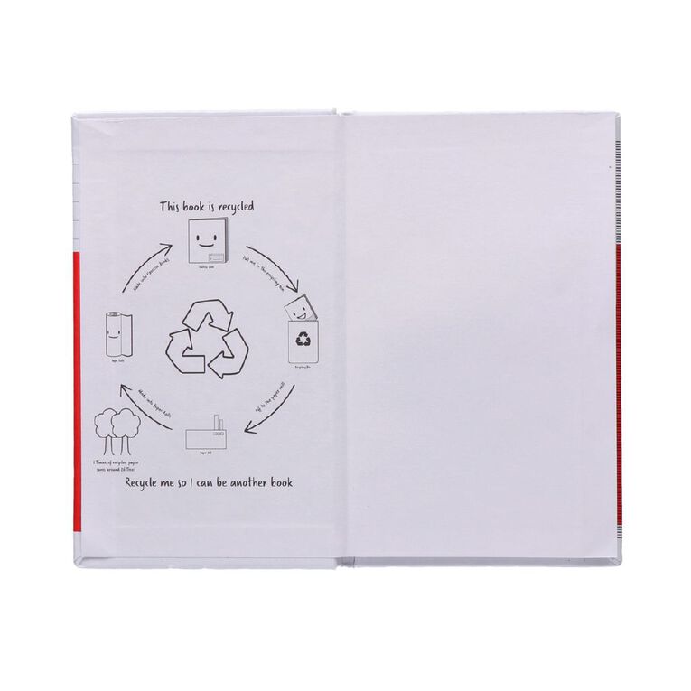WS Notebook 6B1 Index 7mm Ruled 64 Leaf Red, , hi-res
