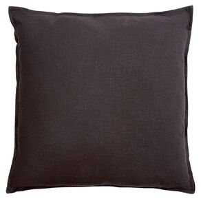 Living & Co Cushion Linen Rich Brown 50cm x 50cm