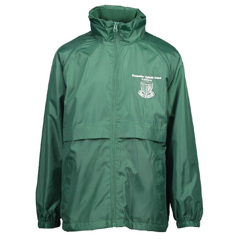 Schooltex Pompallier Catholic Jacket with Embroidery, Bottle Green, hi-res