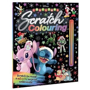 Disney Christmas: Scratch Colouring