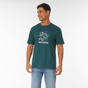 H&H Men's Regular Fit Printed Tee