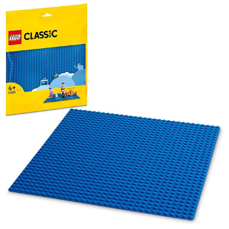 LEGO Classic Blue Baseplate 11025, , hi-res