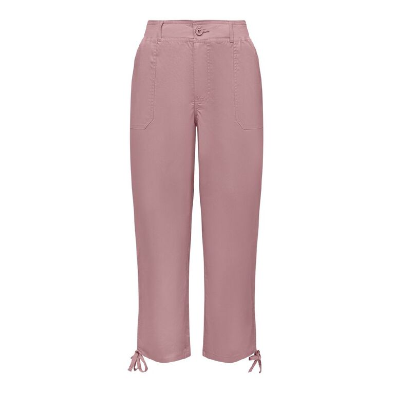 H&H Women's Rouched Hem Pants, Pink Light, hi-res