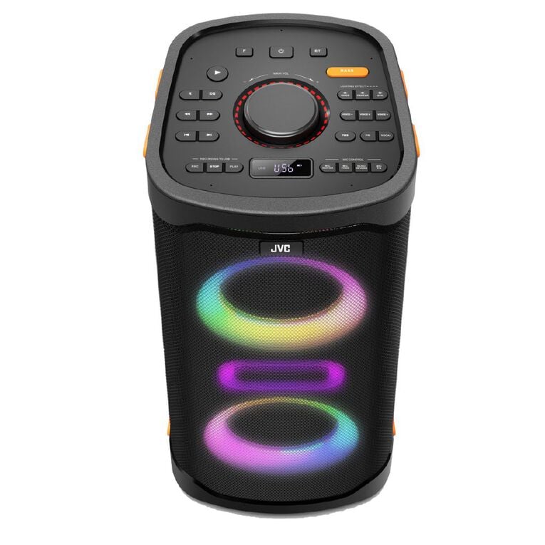 JVC Portable Party Speaker with Mic & Guitar Input JVBS8023, , hi-res