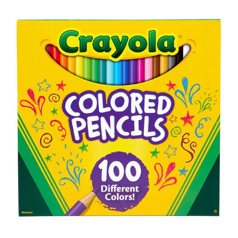 Crayola Color Pencils Full Size 100 Pack, , hi-res