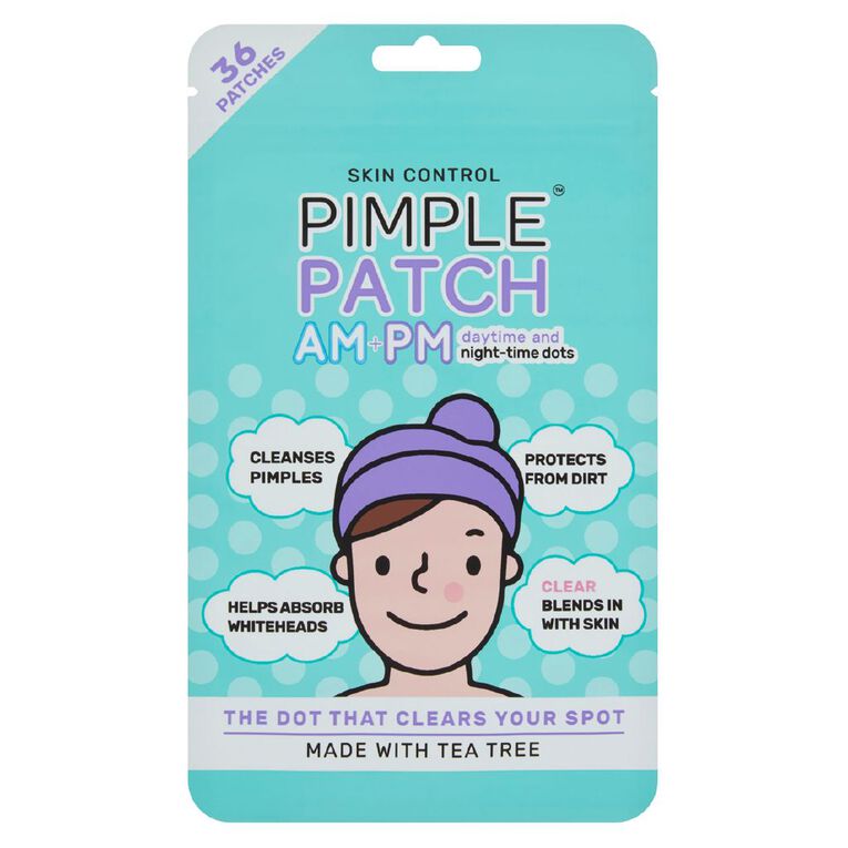 Skin Control Pimple Patch AM And PM Mixed 36 Pack, , hi-res