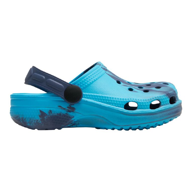 Young Original Junior Kids' Printed Frogs, Blue, hi-res
