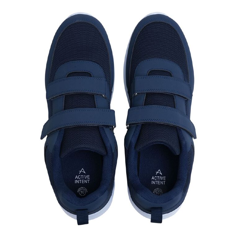Active Intent Men's Walter Double Strap Trainers, Navy, hi-res