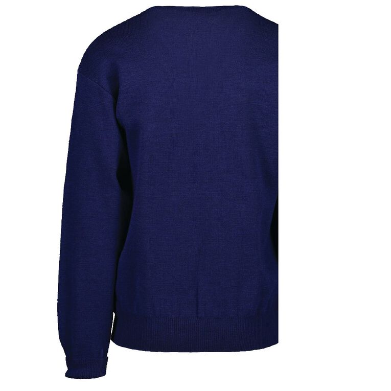Schooltex Westland High V-Neck Jersey with Embroidery, Royal, hi-res