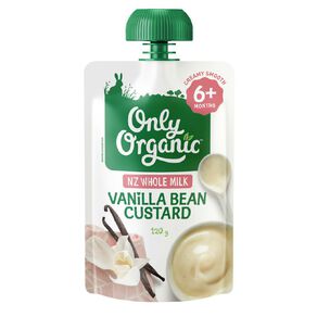 Only Organic Vanilla Bean Custard 6+ Months