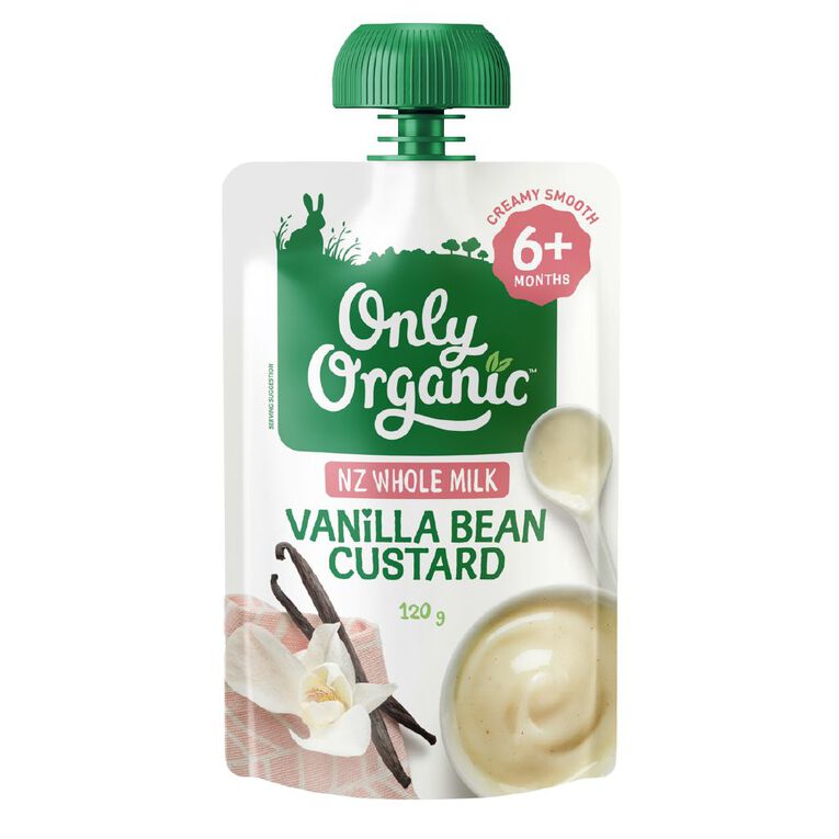 Only Organic Vanilla Bean Custard 6+ Months, , hi-res