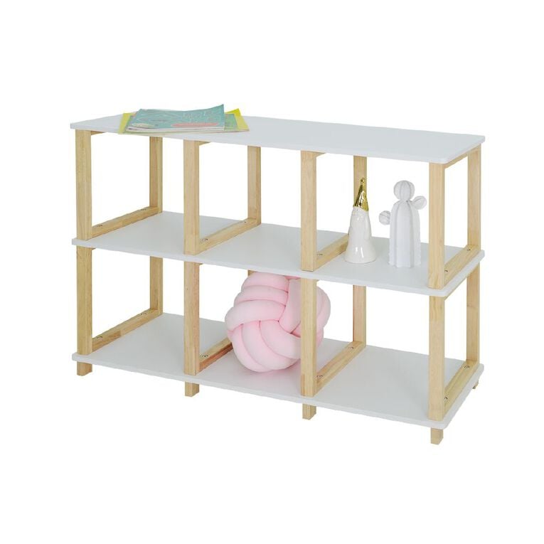Living & Co Luca Kids 6 Cube Storage Unit, , hi-res