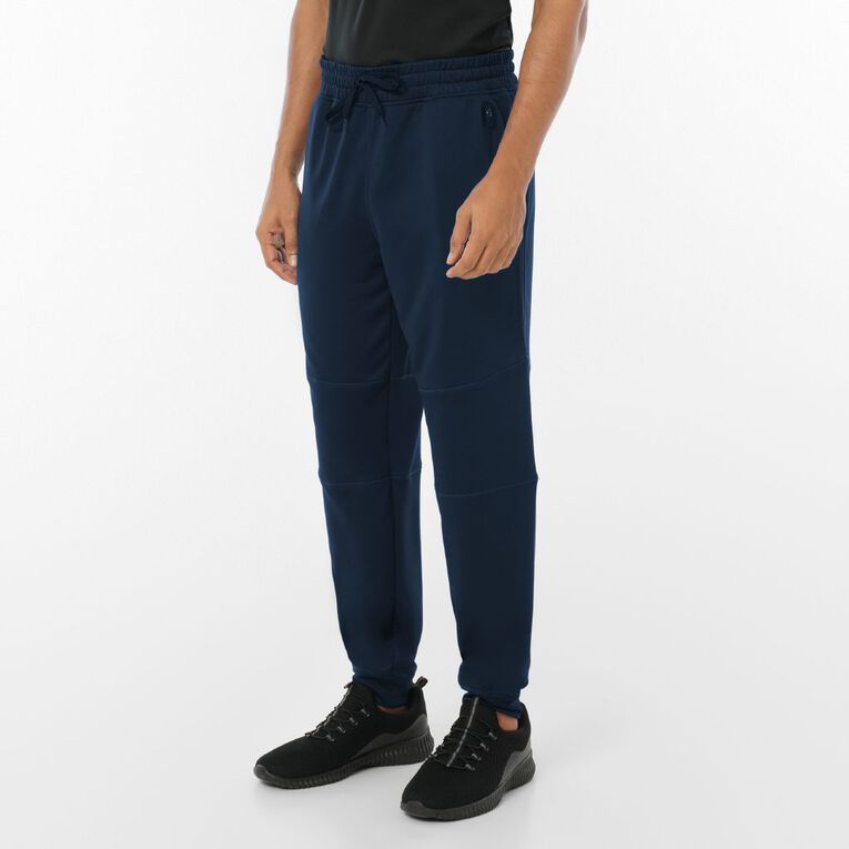 Active Intent Men's Cooldry Panel Joggers, Blue Dark, hi-res