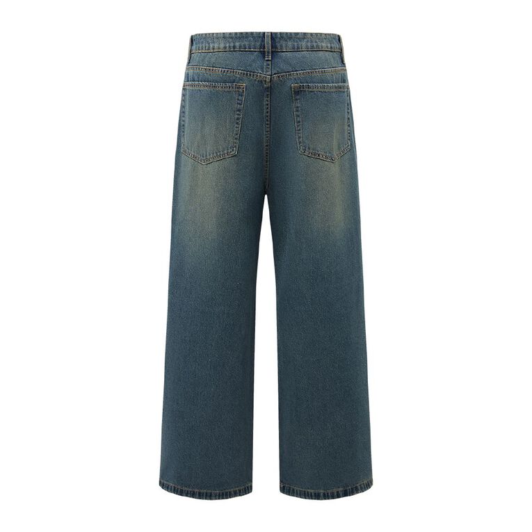Garage Men's Baggy Jeans, Denim Dark vintage, hi-res