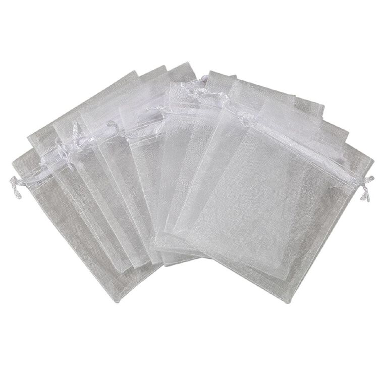 Uniti Organza Bags White, , hi-res
