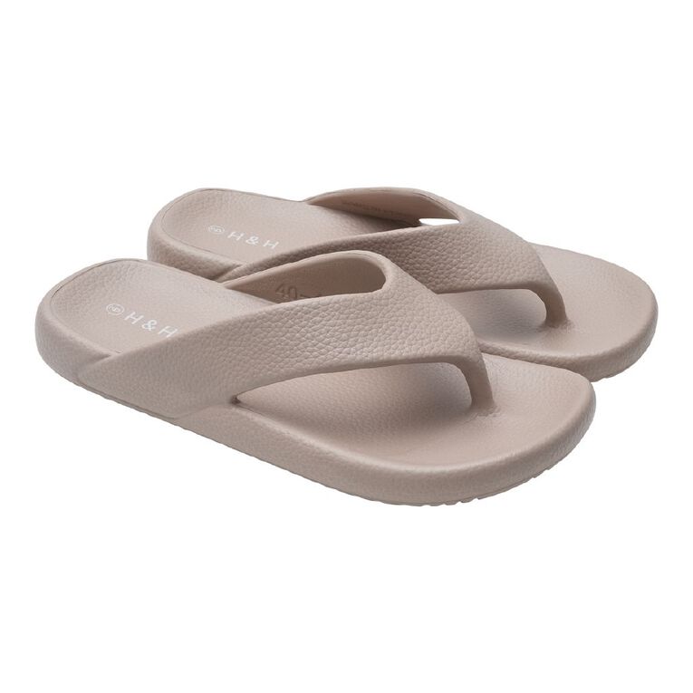 H&H Women's EVA Jandals, Taupe, hi-res