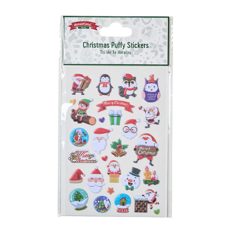 Wonderland Novelty Puffy Stickers Assorted, , hi-res