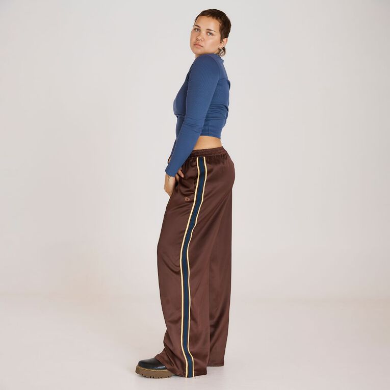 BRDRLESS Long Sleeve Fitted Rib Graphic Top, Blue Dark, hi-res