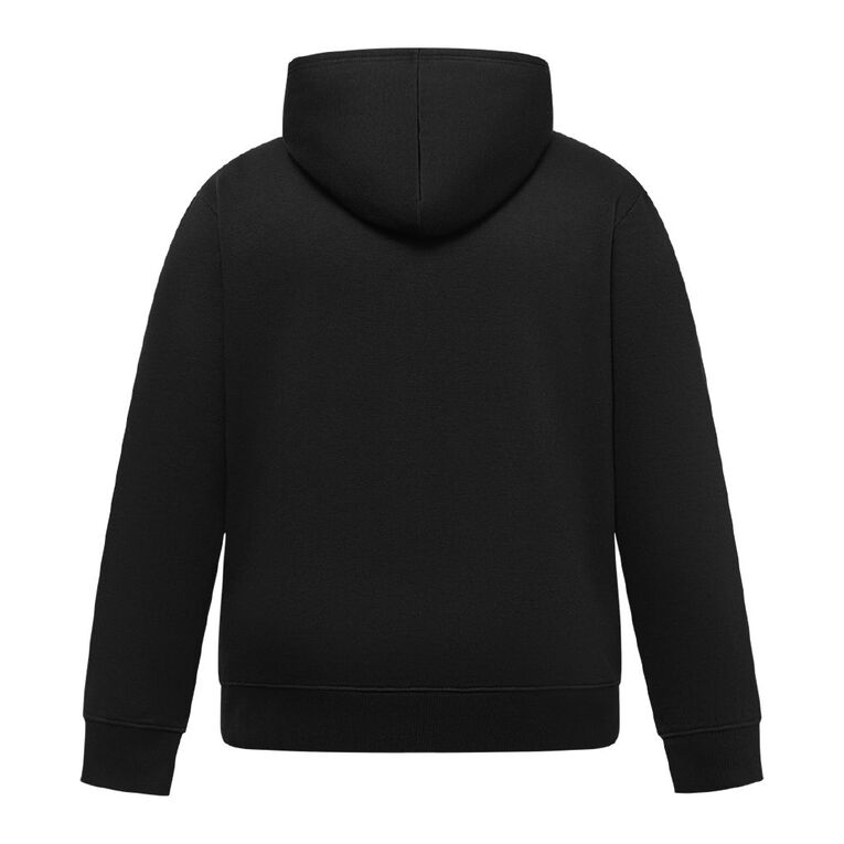 H&H Curve Women's Long Sleeve Zip Thru Hoodie, Black, hi-res