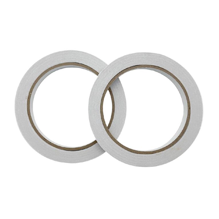 Uniti Double Sided Tape 12mm x 20m 2 Pack, , hi-res