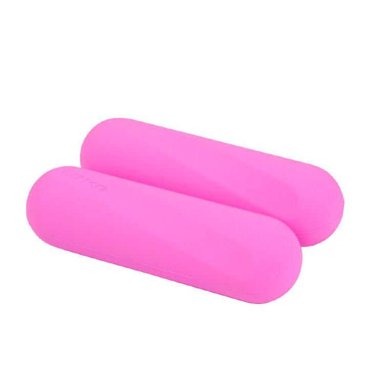 Active Intent Fitness Hand Weights 1kg Pink 2 Pack, , hi-res