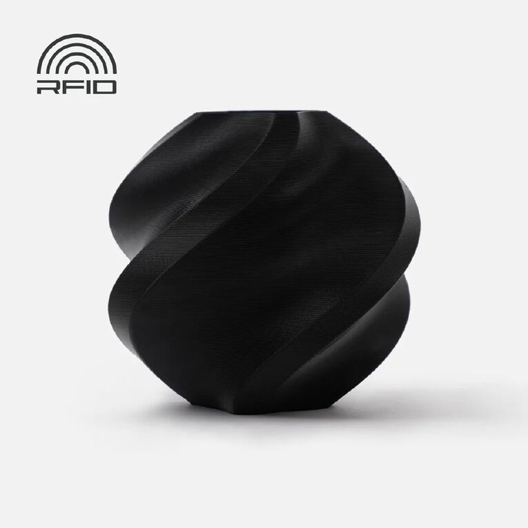 Bambu Lab PLA Basic-Black With Spool, , hi-res
