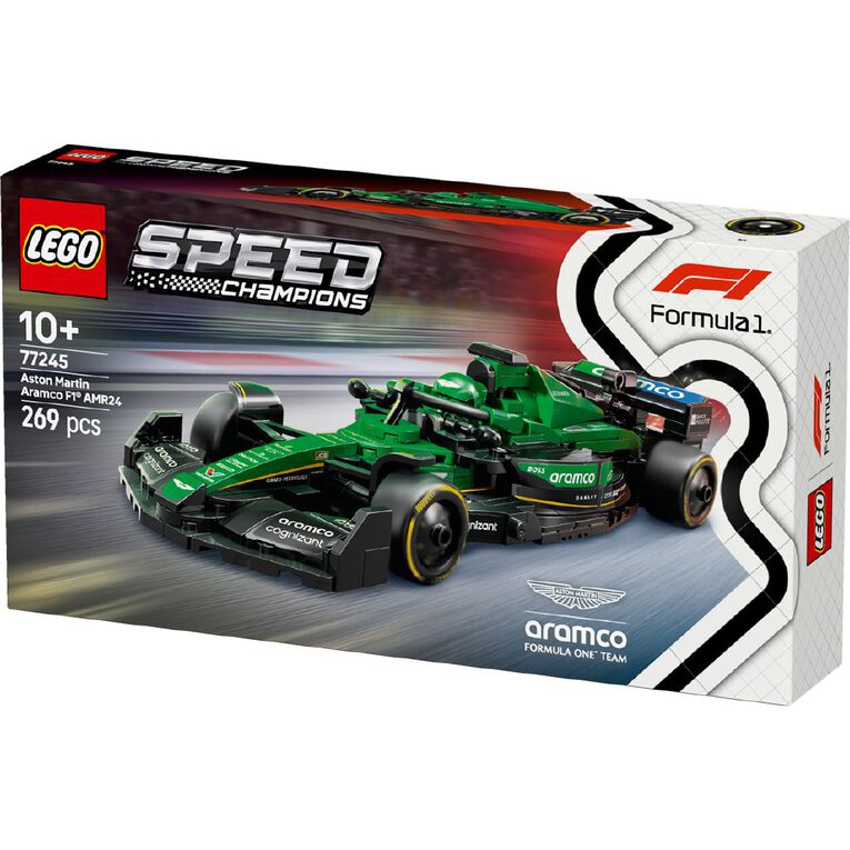 LEGO Speed Champions Aston Martin Aramco F1 AMR24 Race Car 77245, , hi-res