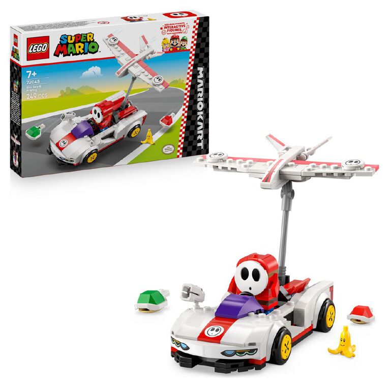 LEGO Super Mario Mario Kart Shy Guy & P-Wing 72045, , hi-res