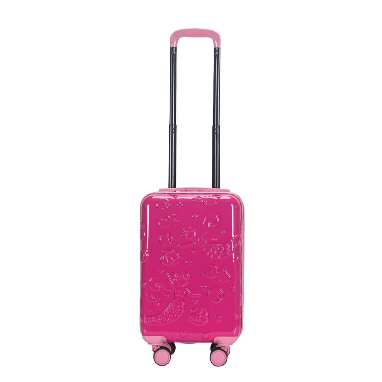 Wander Kids 52cm Embossed Suitcase Mermaid Pink, , hi-res