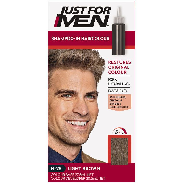 Just For Men Hair Colour Light Brown Brown Light, , hi-res