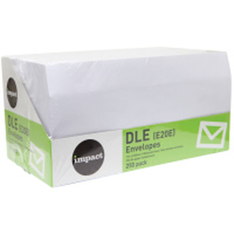 WS Self Seal DLE E20E Envelope White 250 Pack, , hi-res