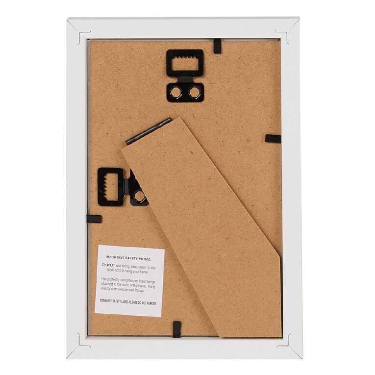 Living & Co Everyday Standard Photo Frame White 4in x 6in, , hi-res