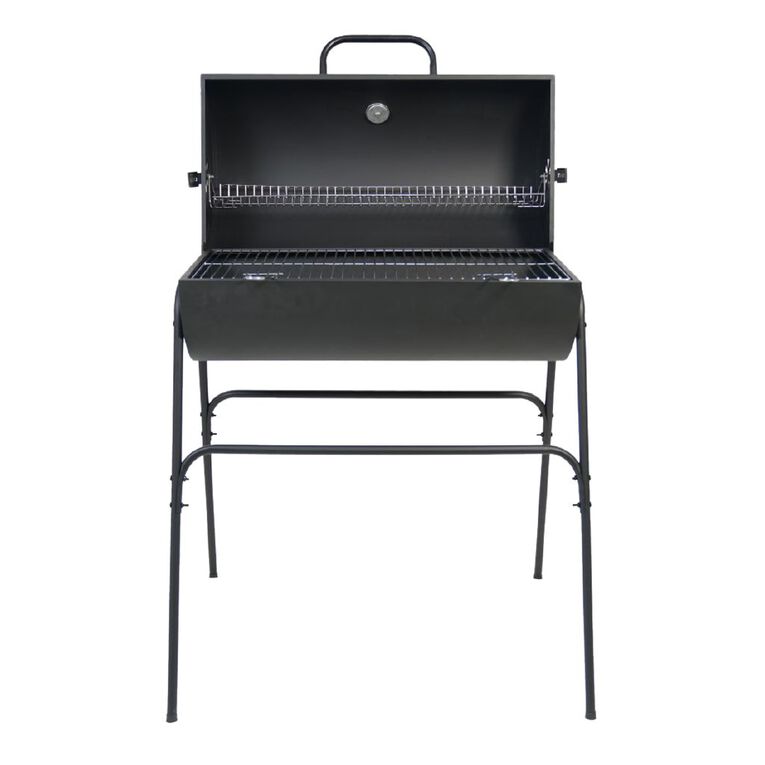 Gascraft Oil Drum Charcoal BBQ, , hi-res