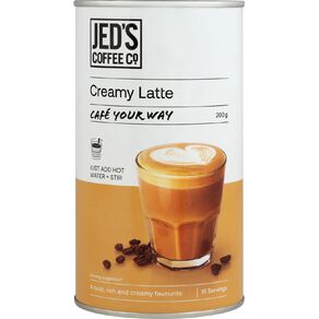 Jed's Cafe Your Way Creamy Latte 200g