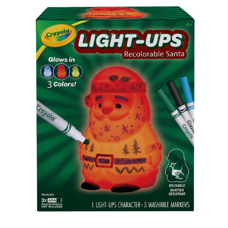 Crayola Light-ups Santa, , hi-res