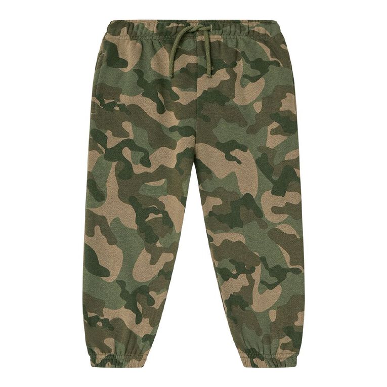Young Original Toddler Boys' Print Trackpants, Green Mid, hi-res