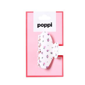 Poppi Claw Clip Pink Flowers