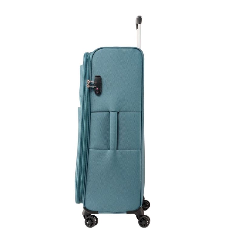 Wander Premium Soft Checked Suitcase 4 Wheel 77cm, , hi-res