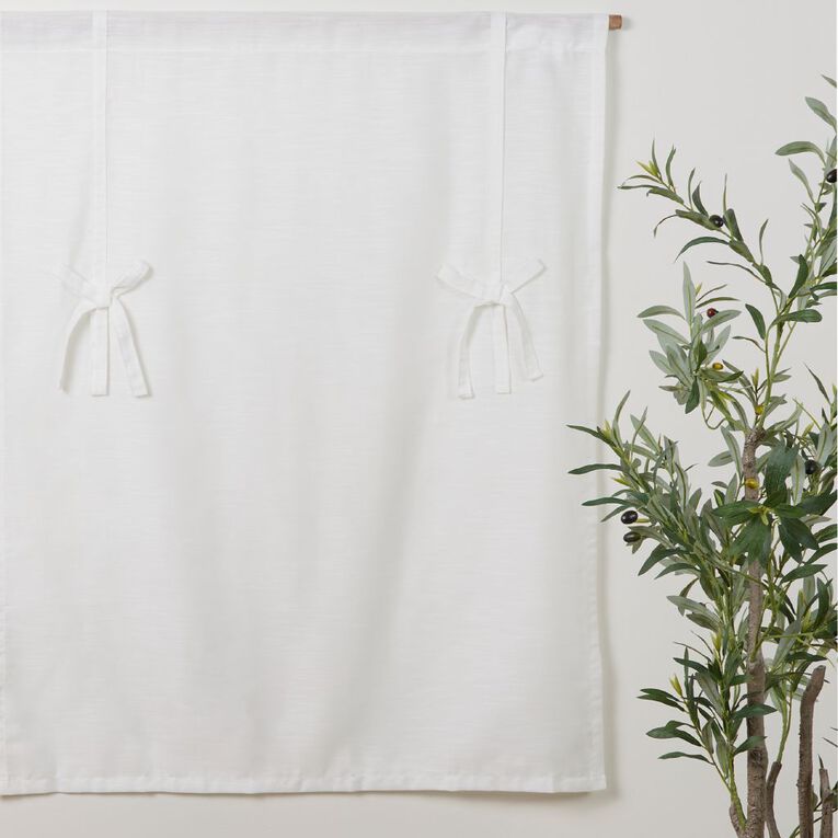Living & Co Juniper Balloon Shade White 90-106cm Wide/135cm Drop, , hi-res