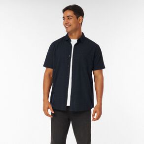 H&H Men's Short Sleeve Dobby Shirt