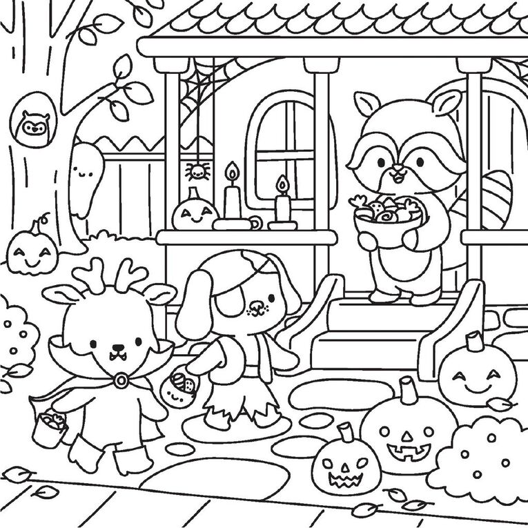 Snug Life: Sweet And Spooky Colouring Book, , hi-res