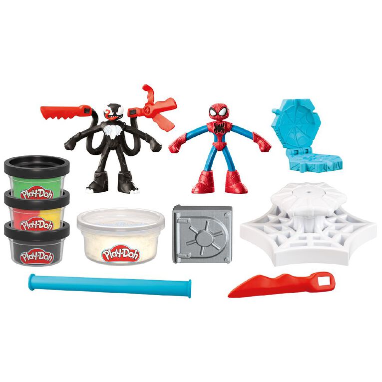 Play-Doh Spiderman Launch and Slice Battle, , hi-res