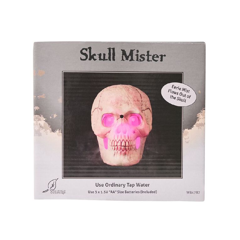 Seasons Light Up Skull Mister, , hi-res