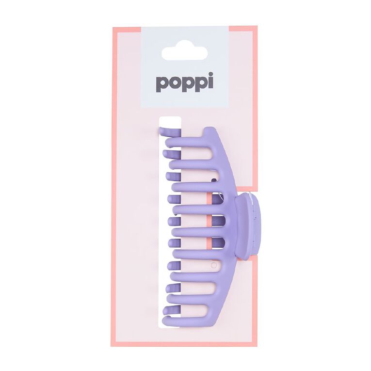 Poppi Gigi Claw Clip Purple Mid, , hi-res