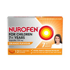 Nurofen Children Orange Chewable Tablets 12s