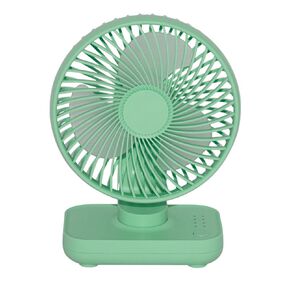 Living & Co Rechargeable Desk Fan Green