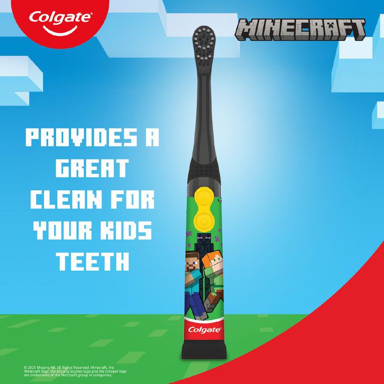 Colgate Kids Minecraft Powered Toothbrush, , hi-res