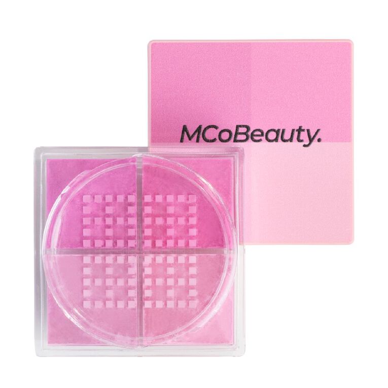 MCoBeauty Pink Quad Loose Blush Powder, , hi-res